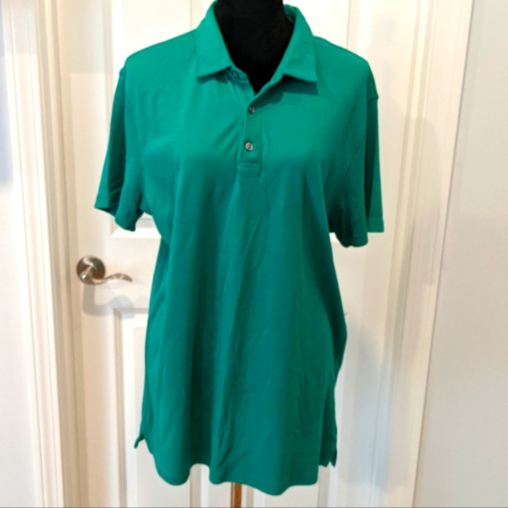 Art. 9 Men's T- Shirt Size L Green 100% Cotton